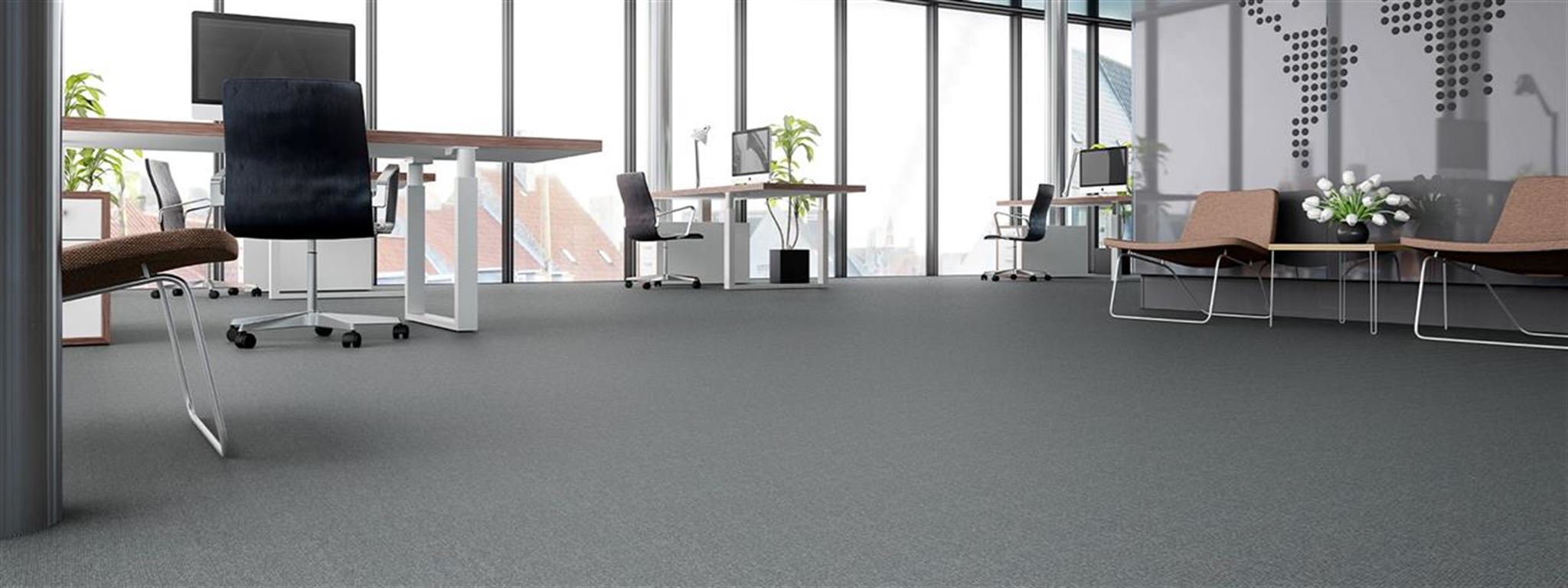 Hold lyden nede med tæppefliser