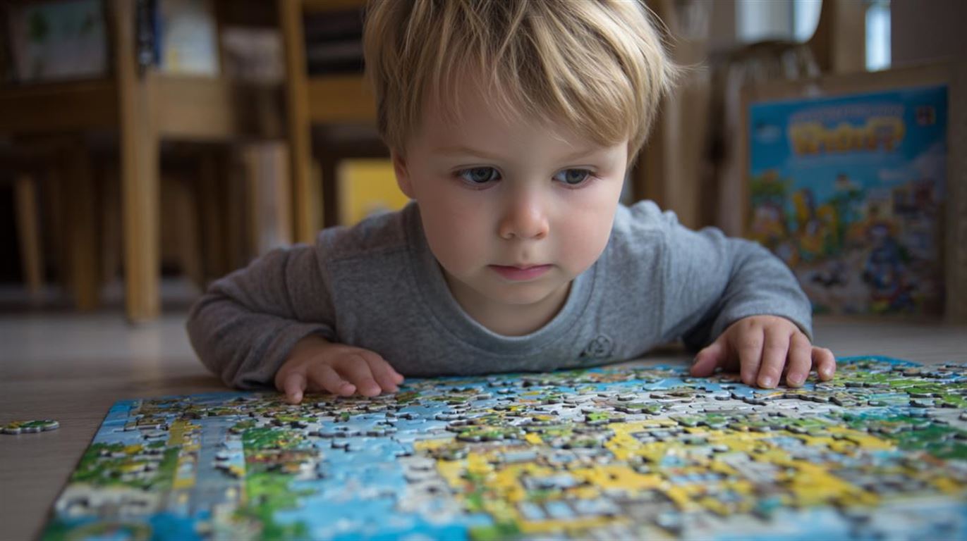 Puslespil 1 år - en verden af leg og læring