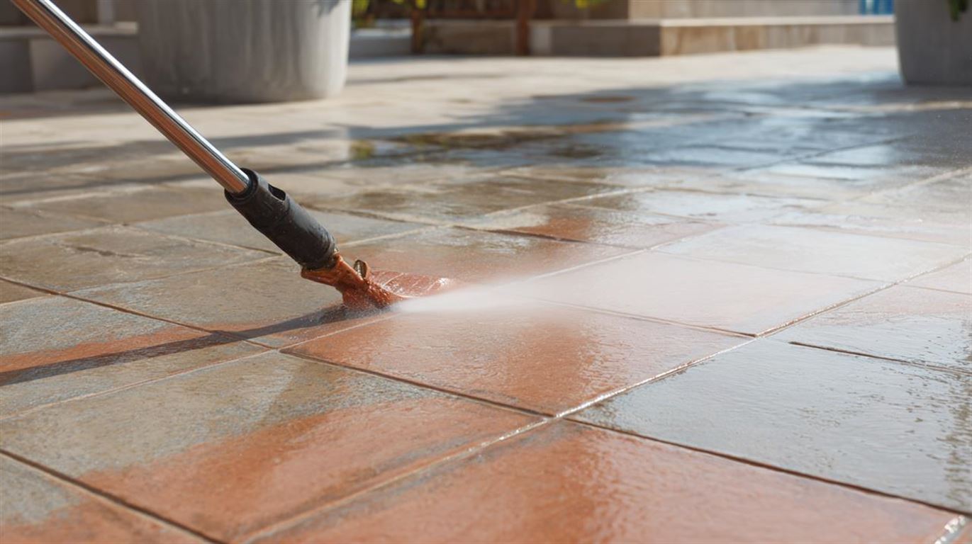 Fliserenser - effektiv rengøring af dine udendørs fliser